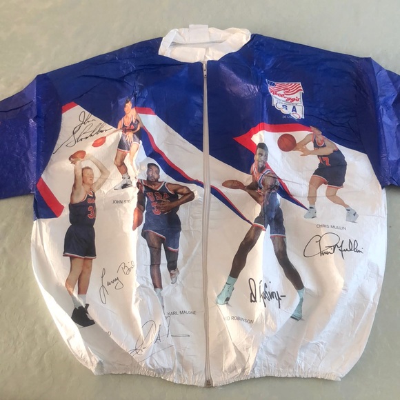 1992 USA Dream Team Wind Breaker 🔥🔥 - Picture 1 of 6